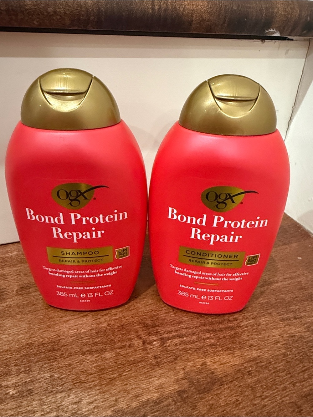 NWT OGX Bond Protein Repair Shampoo & Conditioner Set